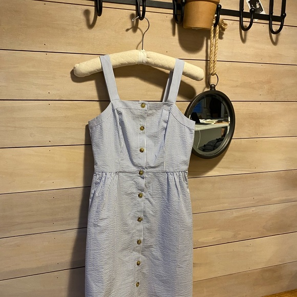 NWT J.Crew Mercantile Sleeveless Button Down Tank Dress - Picture 6 of 6
